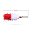 Scottish Traditional Glengarry Hat Feather Hackle Red Over White