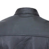 RIDERACT® Leather Motorcycle Vest SOA Zipper Closure