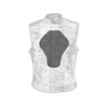 RIDERACT® Fashion Leather Motorcycle Vest SOA Dirt Fuss
