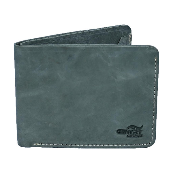 Men Executive Leather Wallet Modish Grey