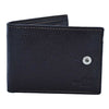 Bifold Classic Leather Wallet Spiral Coffee Brown