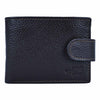 Bifold Classic Leather Wallet Spiral Coffee Brown