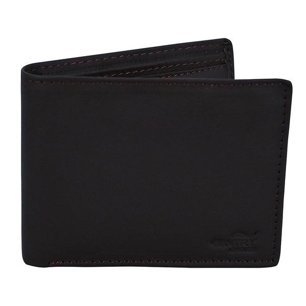 Luxury Leather Wallet Dark Dilemma Brown